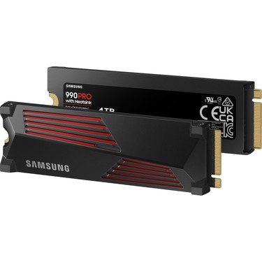 内蔵型SSD Samsung 990 PRO with Heatsink 4TB Samsung 990 Pro Heatsink 4TB 7450-6900MB SSD Fiyatı