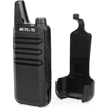 Retevis RT622 PMR446 Radyo + RTC22 Altı Yollu Şarj Cihazı Uzun Mesafe Walkie Talkie VOX Şarj