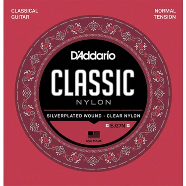 D'Addario DADDARIO EJ27N Klasik Gitar Takım