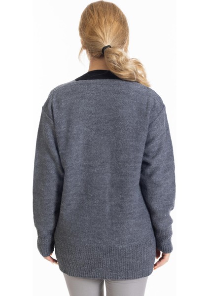 Yüksek Kalite Kadın Orta Yaş ve Üzeri Düğmeli Hattuş Anne Sıcak Hırka 1004 fırsatları