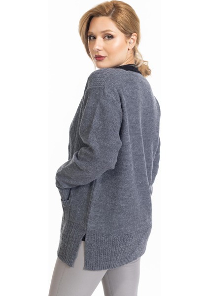 Yüksek Kalite Kadın Orta Yaş ve Üzeri Düğmeli Hattuş Anne Sıcak Hırka 1004 indirimleri