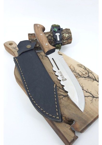 Isme Özel Kamp Seti Outdoor Bıçak Çok Amaçlı Bileklik 2'li Set modelleri