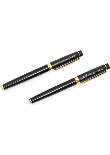 Atatürk Sulietli Kutu Kişiye Özel 2'li Roller ve Dolma Kalem Seti fırsatları