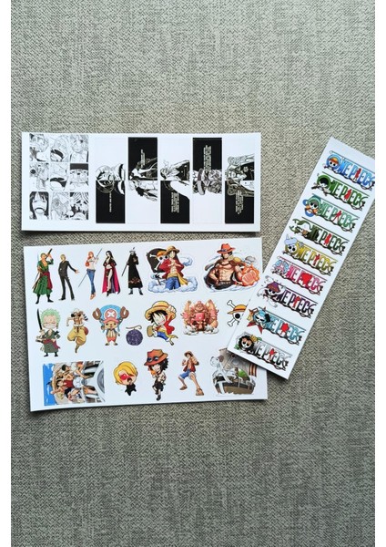 42 Adet One Piece Sticker Anime Sticker Laptop Sticker