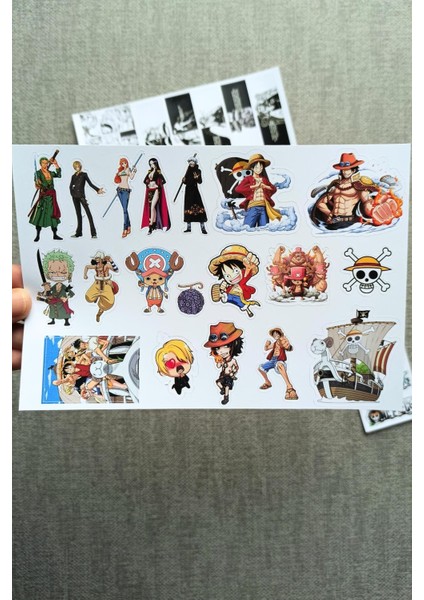 42 Adet One Piece Sticker Anime Sticker Laptop Sticker fırsatları