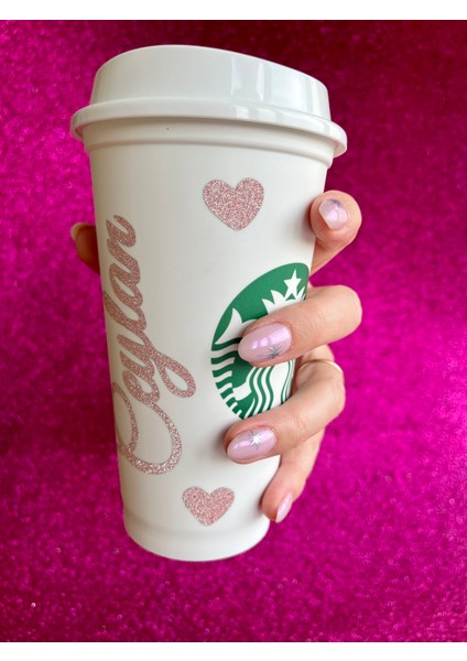 Kişiye Özel,kişiselleştirilmiş Starbucks Seyahat Bardağı