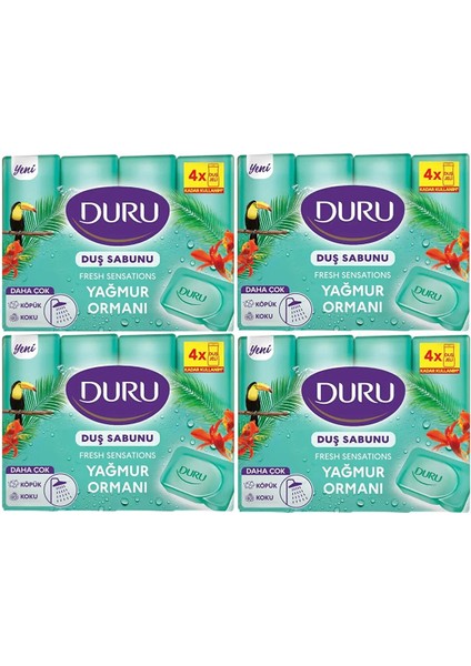 Fresh Sensations Yağmur Ormanı Duş Sabunu 4 x 600 gr