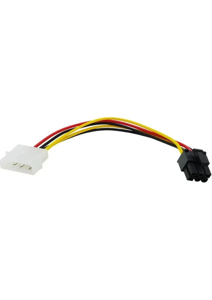 Ulu Bilgisayar Molex 4 Pin 6 Pin Pci-E Dönüştürücü Ekran Kartı Güç Power Kablosu