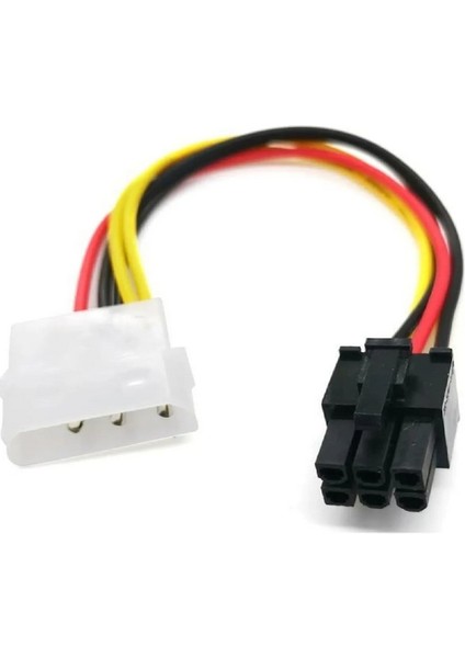 Molex 4 Pin 6 Pin Pci-E Dönüştürücü Ekran Kartı Güç Power Kablosu