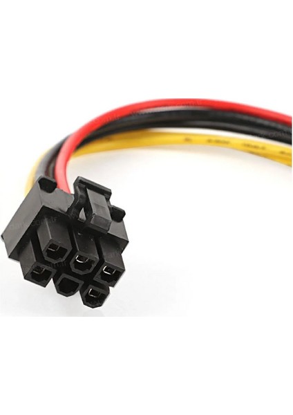 Molex 4 Pin 6 Pin Pci-E Dönüştürücü Ekran Kartı Güç Power Kablosu