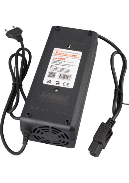 Powermaster 60 Volt - 45 Amper Elektrikli Bisiklet Scooter Şarj Cihazı PM-6397 modelleri