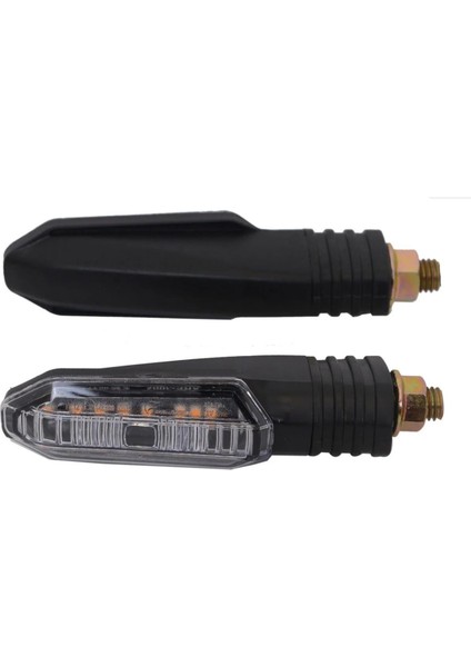 Motosiklet Kayan LED Sinyal Sarı Işık