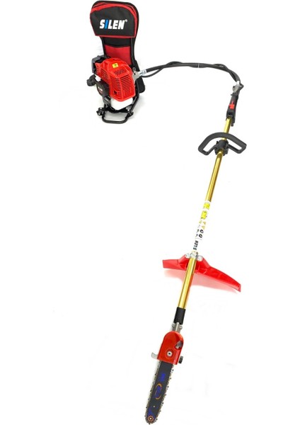 Garden Tools Sırt Tırpan + Dal Testere + Paletli Çapa + Akrep Çapa Makinesi 3.2kw 4.6hp