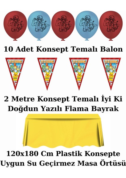 16 Kişilik Doğum Günü Parti Malzemeleri Süsleri Seti Ekost