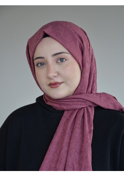 Bambu Kraş Şal Gül Kurusu