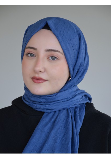 Bambu Kraş Şal İndigo