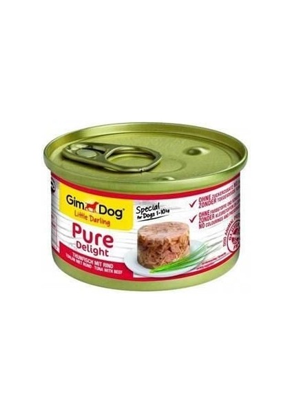 Pure Delight Ton ve Tuna Balıklı Biftekli Köpek Konservesi 85 gr x 6 fiyatları