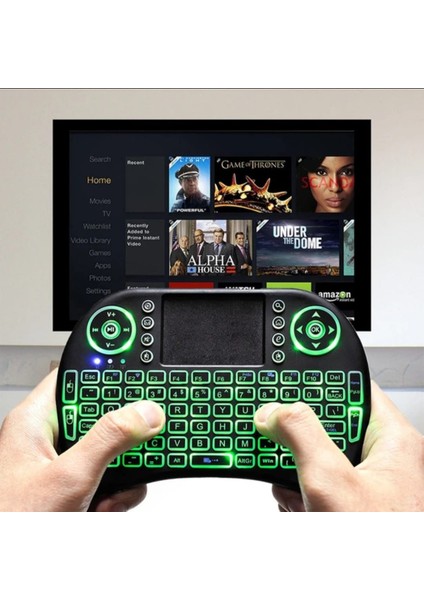Kablosuz Bluetooth Smart Tv & Tv Box Uyumlu Türkçe Mini Klavye