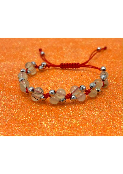 6mm Ipli Prehnite Ayarlanabilir Ölçü Doğal Taş Bileklik fiyatları