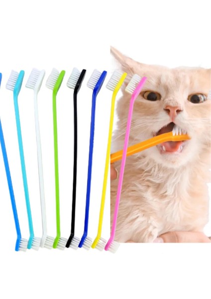 Kedi Köpek Çift Taraflı Diş Fırçası Yavru ve Yetişkinler Pet Koruma