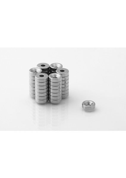 Havşa Delikli Neodyum Mıknatıs Magnet Çap: 10MM Kalınlık : 5 mm Delik Çapı D8/d4 fiyatları