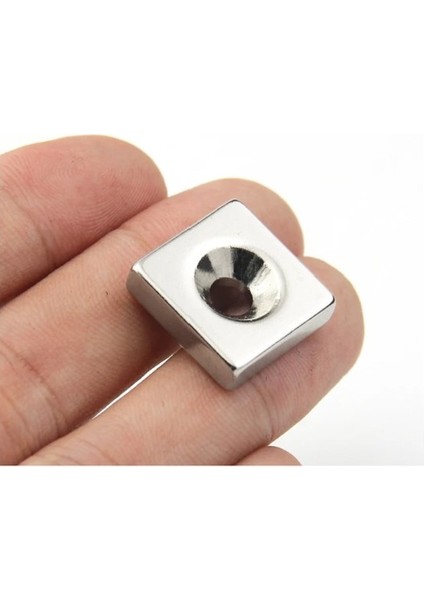 Havşa Delikli Neodyum Mıknatıs Magnet Çap: 10MM Kalınlık : 5 mm Delik Çapı D8/d4 modelleri
