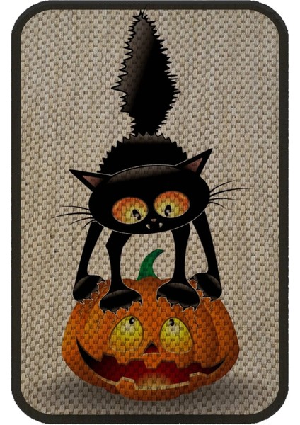 North Whiskers Tırmalama Paspası Halloween 58 x 37 cm