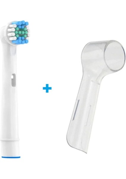 Oral-B 3+ Yaş Çocuk Şarjlı ve Pilli Diş Fırçası Başlıkları Için Koruyucu Kapak+Fırça 1 Adet Oral-B