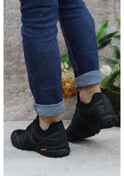 32811 Siyah Rahat Esnek Outdoor Trekking Erkek Ayakkabı fırsatları