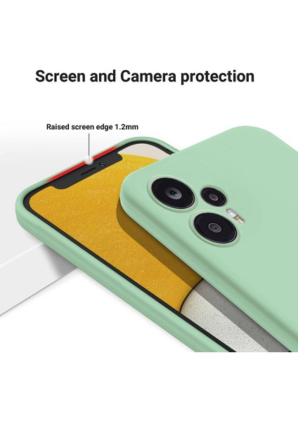 Xiaomi Poco F5 5g/redmi Için Cep Telefonu Kapağı Not 12 Turbo, Yumuşak Astar+Sıvı Silikon Akıllı Telefon Kılıfı Kılıf Kabuğu (Yurt Dışından) fırsatları