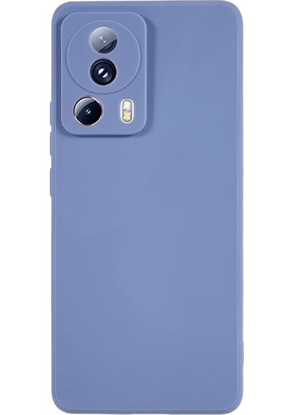 Xiaomi 13 Lite/civi 2 5g Için Hassas Kesim Tpu Kılıfı, Düz Kenar Dirençli Telefon Kapak Kraveri Gri (Yurt Dışından)