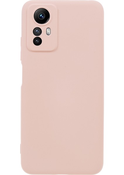 Xiaomi Için Redmi Note 12S 4g Şeker Renk Kalu Tpu Kılıf Anti-Çizelge Fiber Astar Telefon Kapak Pembe (Yurt Dışından)