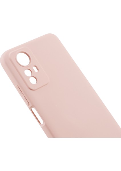 Xiaomi Için Redmi Note 12S 4g Şeker Renk Kalu Tpu Kılıf Anti-Çizelge Fiber Astar Telefon Kapak Pembe (Yurt Dışından)