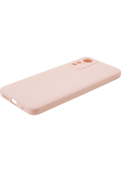 Xiaomi Için Redmi Note 12S 4g Şeker Renk Kalu Tpu Kılıf Anti-Çizelge Fiber Astar Telefon Kapak Pembe (Yurt Dışından)