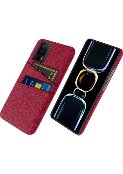 Xiaomi Poco F5 Pro 5g/redmi K60 Pro 5G/K60 5g Sert Pc+2 Kart Yuvası Kırmızılı Koruyucu Kapak (Yurt Dışından)