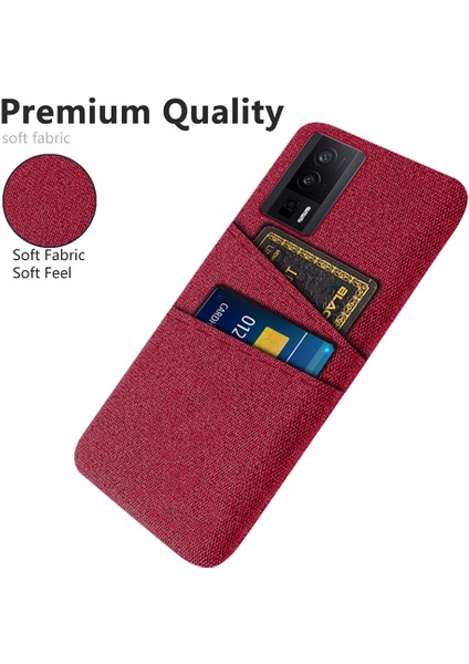 Xiaomi Poco F5 Pro 5g/redmi K60 Pro 5G/K60 5g Sert Pc+2 Kart Yuvası Kırmızılı Koruyucu Kapak (Yurt Dışından) modelleri