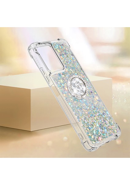 Xiaomi Redmi Için Note 12 5g (Global)/(Hindistan)/(Çin)/poco X5 5g Yüzük Kickstand Yumuşak Tpu Kasa Kapak Silver/kalpler (Yurt Dışından) indirimleri