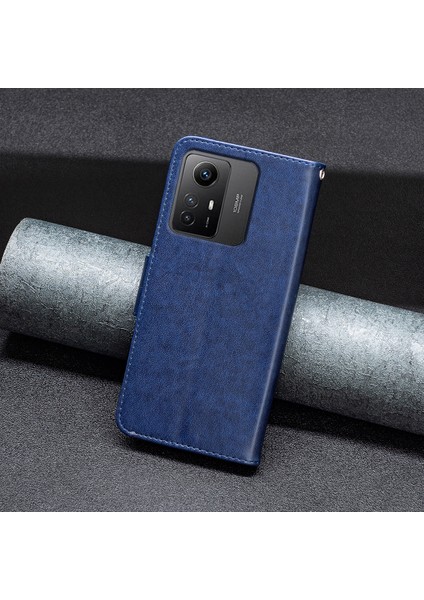 Xiaomi Redmi Için Note 12S 4g Stand Cüzdan Telefon Kılıfı Kelebek Baskılı Deri Flip Kapak Kayış Mavisi ile (Yurt Dışından) indirimleri