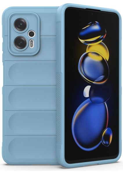 Xiaomi Redmi Için Not 11T Pro 5g/not 11T Pro+ 5g/poco X4 Gt 5g/redmi K50I 5g Damla Kanıtı Yumuşak Tpu Şok Emilim Tam Kamera Koruma Kapak Baby Mavi (Yurt Dışından)