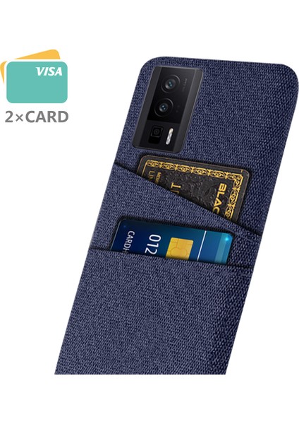 Xiaomi Poco F5 Pro 5g/redmi K60 Pro 5G/K60 5g Sert Pc+2 Kart Yuvası Mavisi ile Koruyucu Kapak (Yurt Dışından)