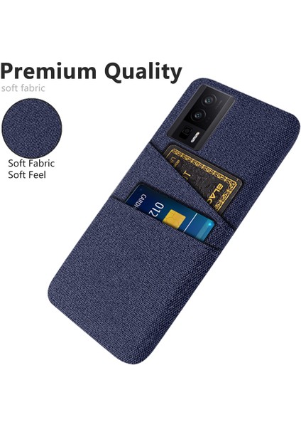 Xiaomi Poco F5 Pro 5g/redmi K60 Pro 5G/K60 5g Sert Pc+2 Kart Yuvası Mavisi ile Koruyucu Kapak (Yurt Dışından)