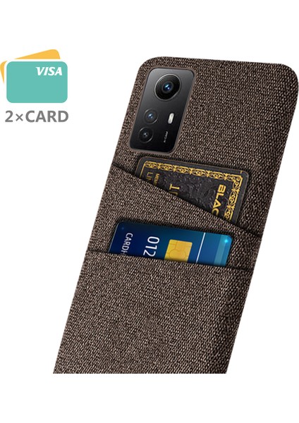 Xiaomi Redmi Için Telefon Kılıfı Not 12S 4g, Çift Kart Pıhtıları Sabit Pc+Bez Cep Telefonu Kapak Kahverengi (Yurt Dışından) fiyatları