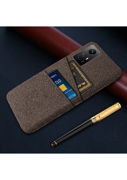 Xiaomi Redmi Için Telefon Kılıfı Not 12S 4g, Çift Kart Pıhtıları Sabit Pc+Bez Cep Telefonu Kapak Kahverengi (Yurt Dışından) indirimleri