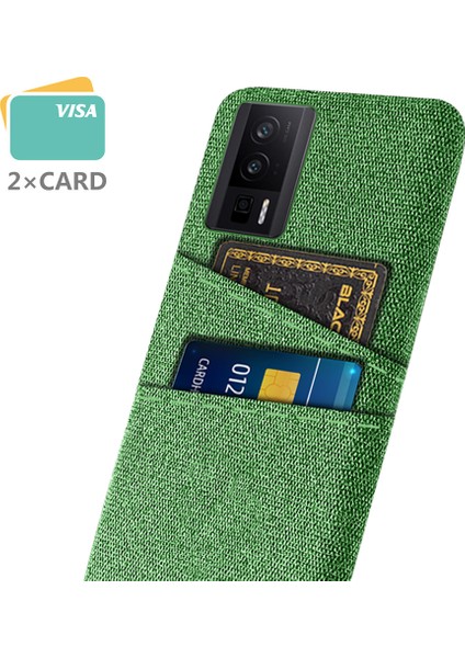 Xiaomi Poco F5 Pro 5g/redmi K60 Pro 5G/K60 5g Sert Pc+Bez Telefon Kılıfı Koruyucu Kapak 2 Kart Yuvası Yeşili (Yurt Dışından) fiyatları