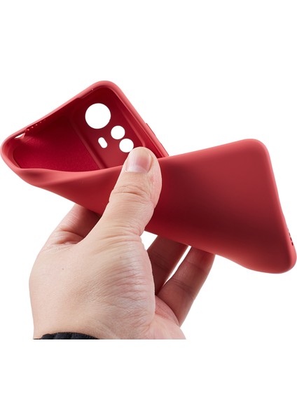 Xiaomi Için Redmi Note 12S 4g Şeker Renk Kalu Tpu Kılıf Anti-Çizelge Fiber Astar Telefon Kapağı Hawthorn Kırmızı (Yurt Dışından) fırsatları