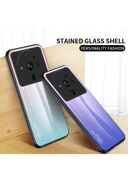 Xiaomi 12S Için Ultra 5g Anti-Damdan Tesisli Cam+Pc+Tpu Arka Kapak Şık Gradyan Renk Tasarım Cep Telefonu Vaka Sözcü Mavi Siyah (Yurt Dışından) indirimleri