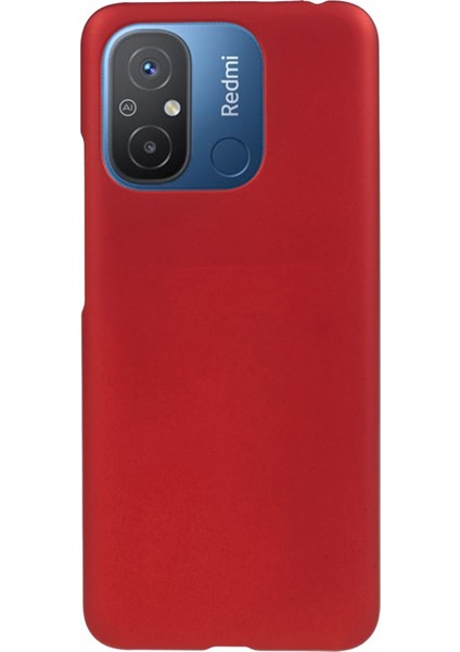 Xiaomi Redmi 12C 4g Için Ka Pc Telefon Kılıf Mobil Telefon Koruyucu Kapak-Kırmızı (Yurt Dışından)