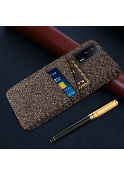 Xiaomi Poco F5 Pro 5g/redmi K60 Pro 5G/K60 5g Sert Pc+Bez Telefon Kılıfı Koruyucu Kapak 2 Kart Yuvası Kahverengi (Yurt Dışından) indirimleri