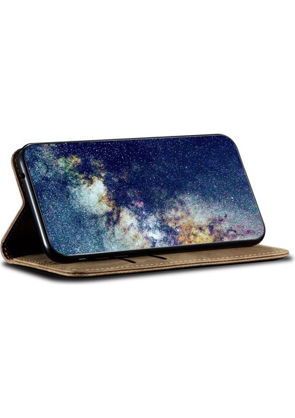 Xiaomi Poco F5 Pro 5g/redmi K60 Pro 5G/K60 5g Cüzdan Stand Kot Doku Pu Deri Manyetik Oto Absorbed Telefon Kasası-Khaki (Yurt Dışından) fırsatları