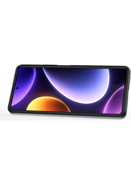 Xiaomi Redmi Için Note 12 Turbo/poco F5 5g Yumuşak Tpu Sabit Pc Şok Geçirmez Kapak Halka Tutucusu Kickstand Telefon Vaka-Mavisi (Yurt Dışından)